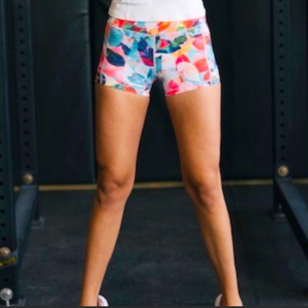 Floral Light n Tight Pocket Hustle Shorts -